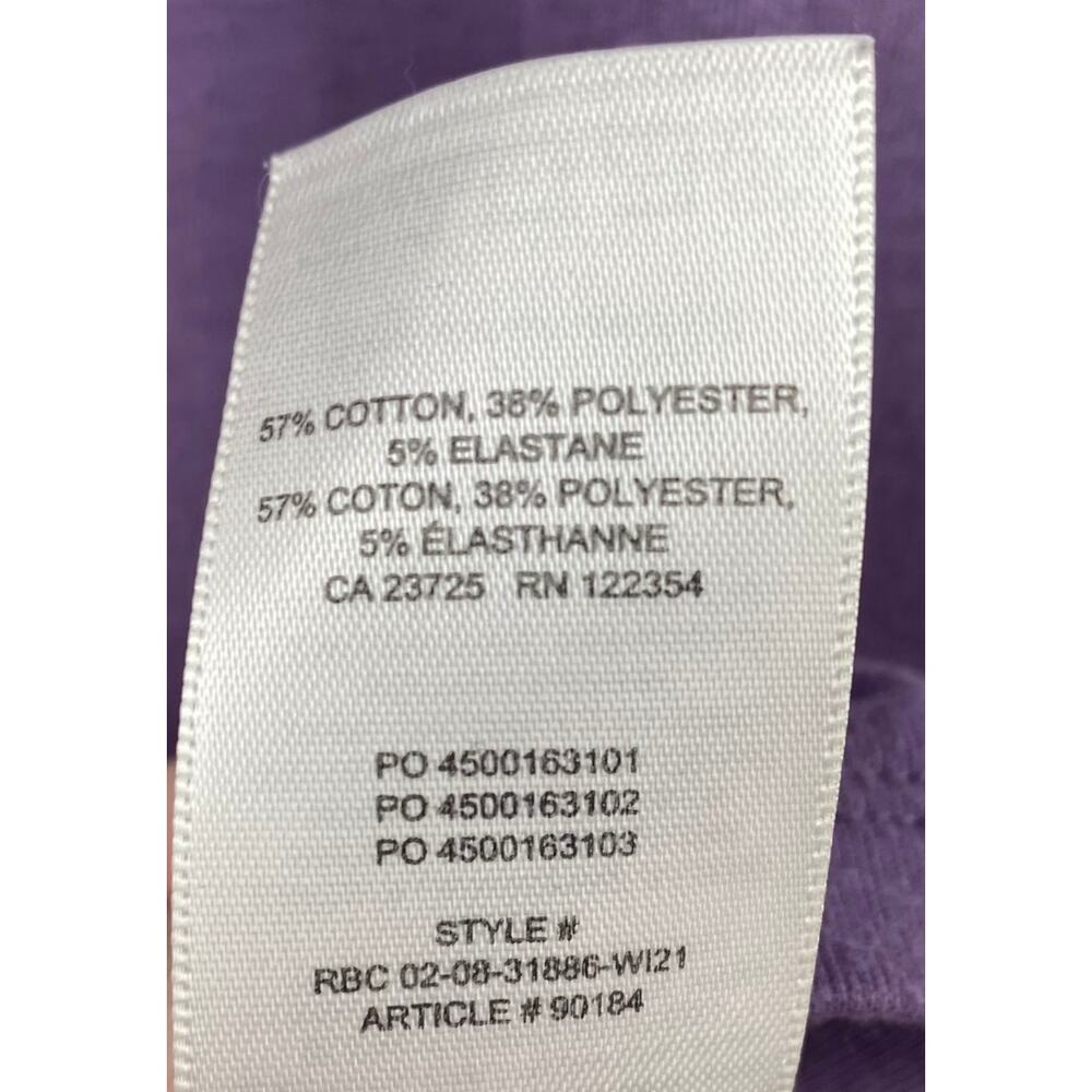 Aritzia Sunday Best Half Zip Mini Dress Long Sleeve Bodycon Violet Purple XXS - Picture 10 of 10